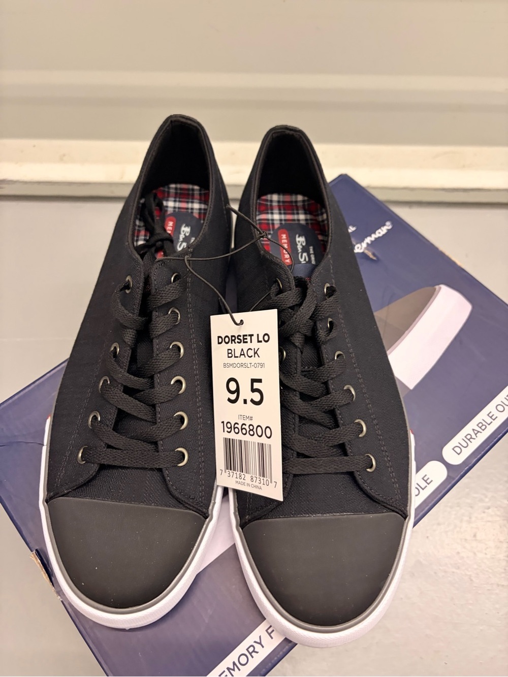 Ben Sherman Dorset Lo Black Low-Top Men's Sneakers